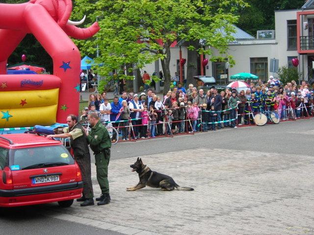 Die Diensthundestaffel beim Sommerfest 2010