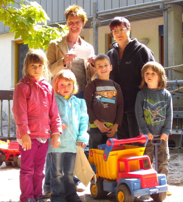 Kinder der Katholischen Kindertagesstätte St. Maria Alschbach