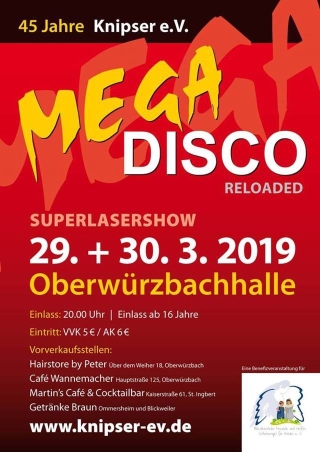 Plakat Mega-Disco