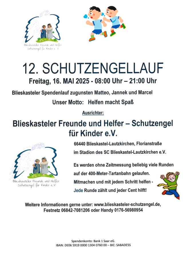 Plakat Schutzengelllauf 2025